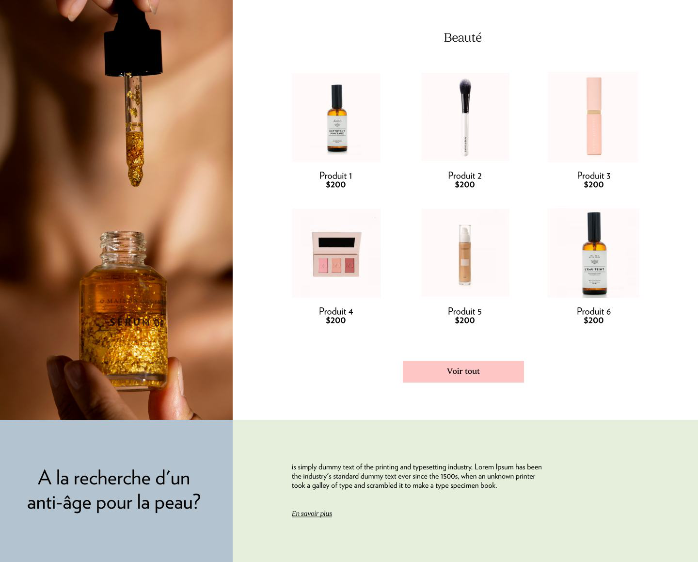Maison Jacynthe interface design