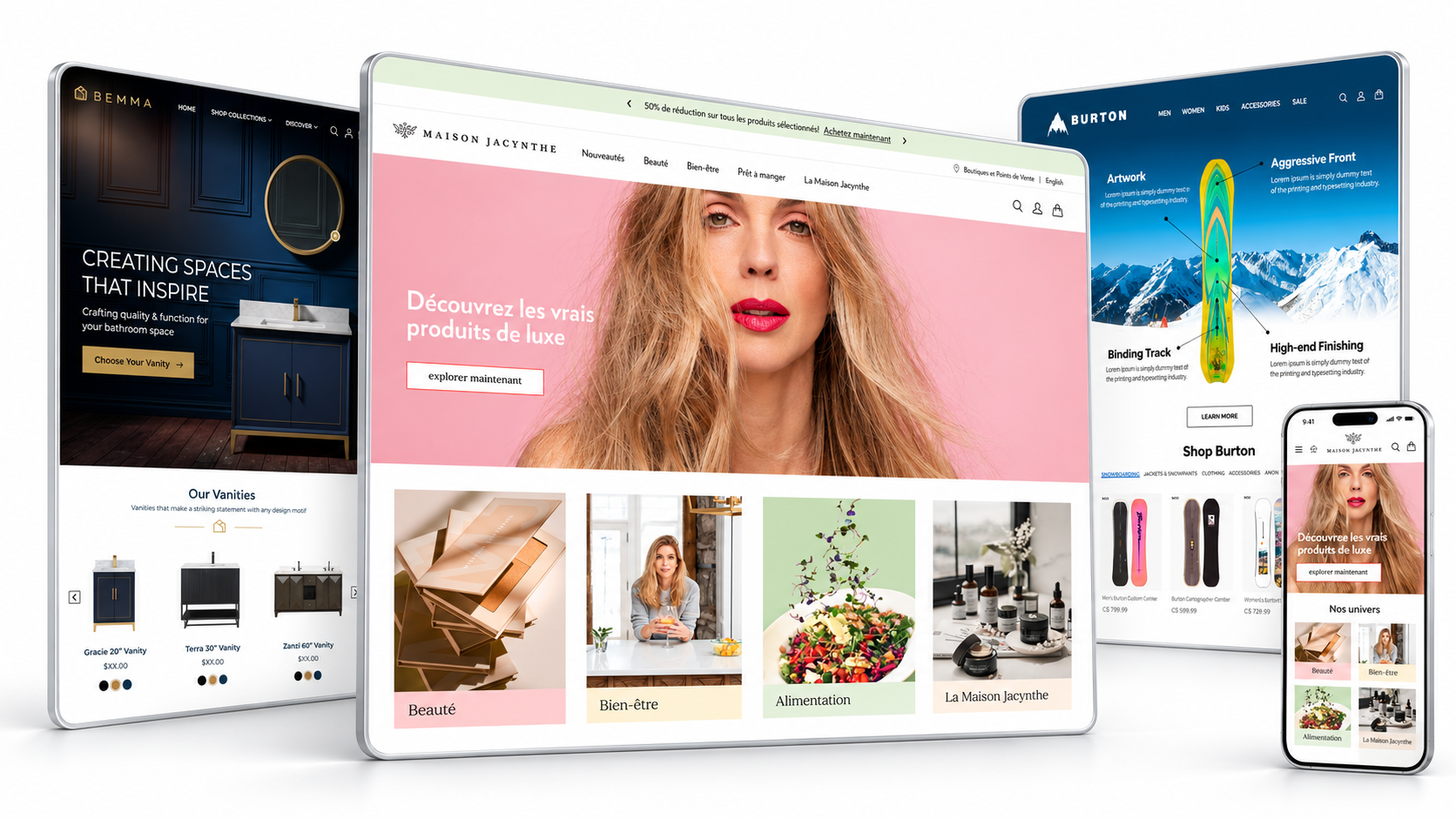 E-commerce & websites